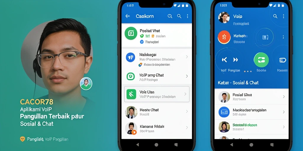 Antarmuka pengguna CACOR78 yang intuitif dan menarik.