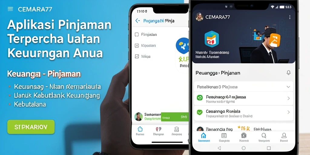 Tampilan antarmuka aplikasi CEMARA77 yang sederhana dan fungsional.