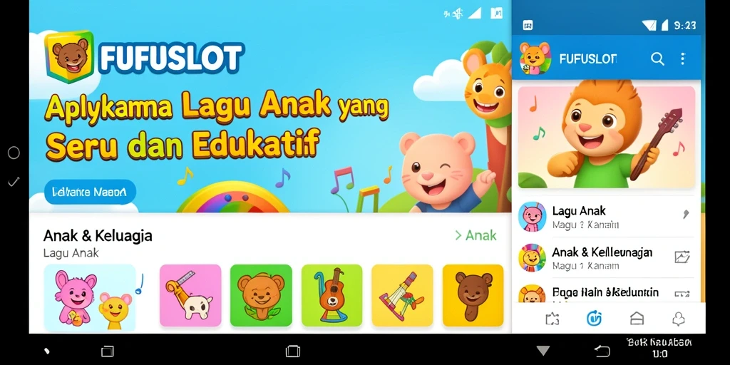 Tampilan antarmuka FUFUSLOT yang menarik dan interaktif.