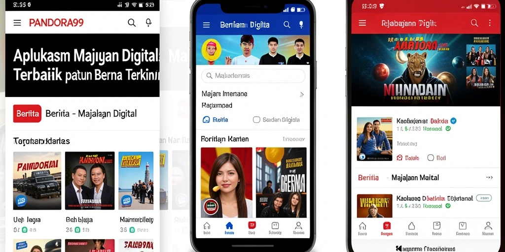 Tampilan antarmuka PANDORA99 yang menarik dan informatif.
